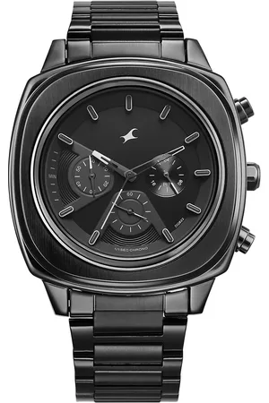 Fastrack Kronos Chronograph Dial Stainless Steel Strap Watch For Guys