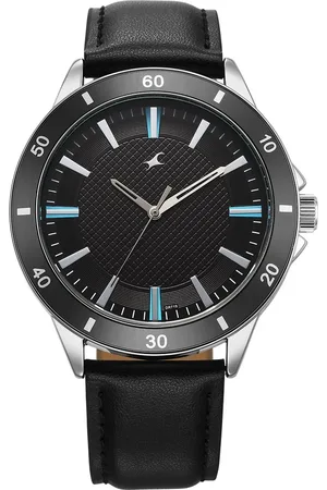 Fastrack Stunners X Quartz Analog Dial Leather Strap Watch For Guys