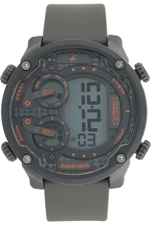 Fastrack Trendies Digital Dial Silicone Strap Watch for Guys