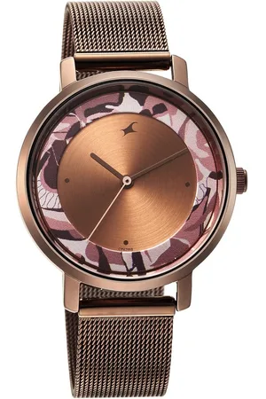 Fastrack Urban Camo Brown Dial Watch for Girls