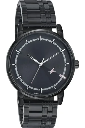 Fastrack Style Up Grey Dial Stainless Steel Strap Watch for Guys