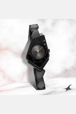 Fastrack Younique Quartz Analog Grey Dial Metal Strap Watch for Girls