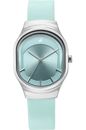 Fastrack Snob X Blue Dial Leather Strap Watch for Girls