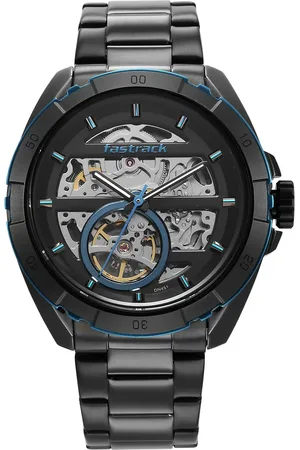 Fastrack Automatics Dial Stainless Steel Strap Watch For Guys