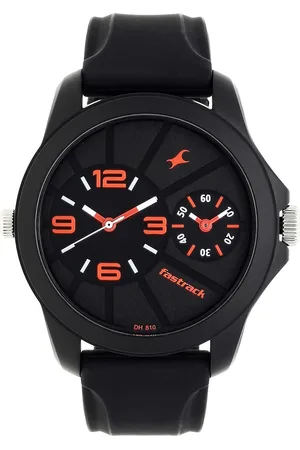 Fastrack Quartz Analog Dial Silicone Strap Watch for Guys