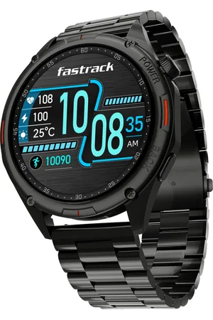 Fastrack Marvellous FX1 Unisex Smart Watch With Grey Metal Strap