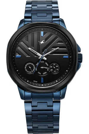 Fastrack Fleek Quartz Multifunction Dial Stainless Steel Strap Watch for Guys