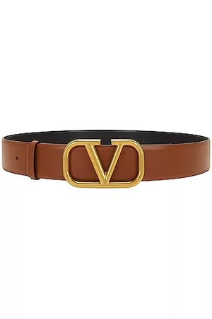 VLOGO SIGNATURE BELT IN PONY-EFFECT ANIMALIER CALFSKIN 20 MM