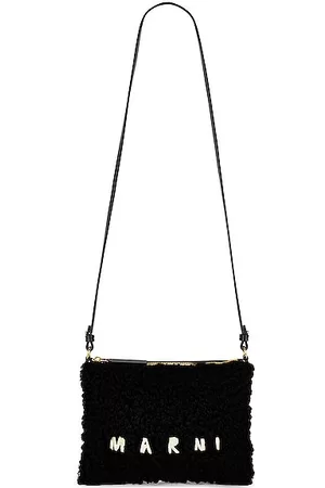 Topshop lola mini weave detailed leather crossbody bag in black