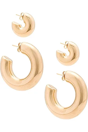 THE ALKEMISTRY 18kt White Gold Love Letter L Hoop Earring - Farfetch