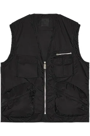 Louis Vuitton Black Multi 3D Pockets Utility Mock Neck Sweater Vest L