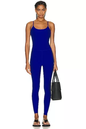 Beyond Yoga Women Jumpsuits - Spacedye Uplevel Midi Jumpsuit in Royal