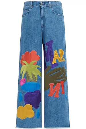 Marni Jeans - X No Vacancy Inn Stone Bleached Denim Jean In in Blue