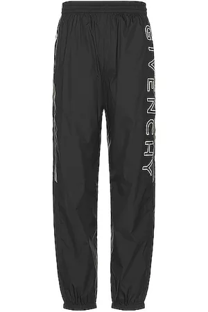 Mens Givenchy black Stripe Logo Sweatpants