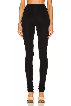 Black Polyester Gym Trousers