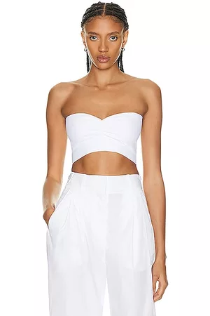 Tube & Bandeau Tops in White : top brands