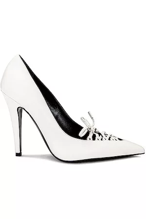 Tom Ford Women High Heels - Leather Lux Corset 105 Pump in White