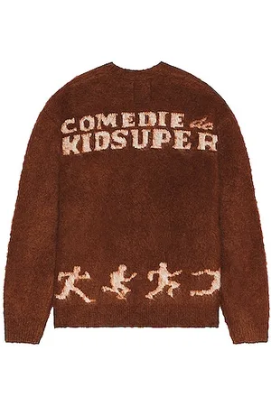 KidSuper Colm Dillane Atelier Cotton Hoodie - Brown