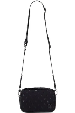 Amiri Paisley Canvas Bum Bag - Black