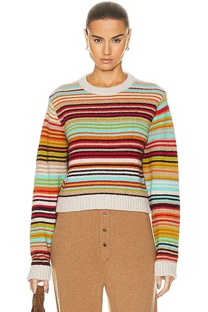 Jacquard Cashmere Sweater in Multicoloured - The Elder Statesman