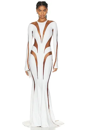 Mugler maxi discount dress