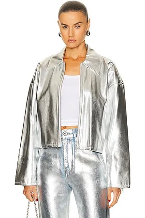 Silver Dollar Leather jacket For Women and Girls