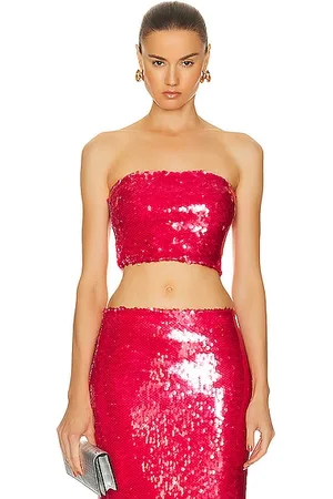 DIESEL Red M-clarksville-a Tube Top
