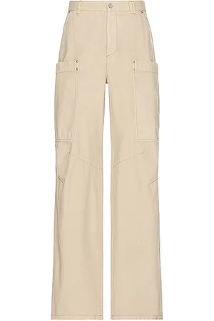 PALM ANGELS Wide-Leg Logo-Embroidered Shell Cargo Trousers for Men