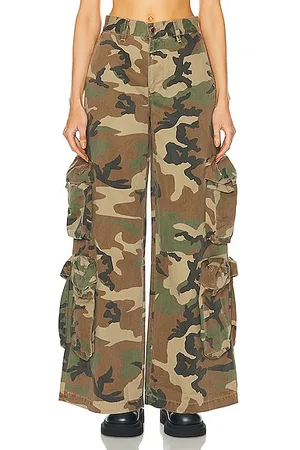 amidoa Men's Camouflage Cargo Pants Drawstring Elastic Waist Slacks with  Pockets Baggy Casual Work Tapered Trousers - Walmart.com