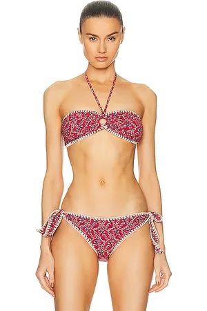 Laguna: Classic String Bikini in Spring x Red - ShopperBoard