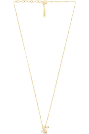 Saint Laurent YSL Necklace in Metallic
