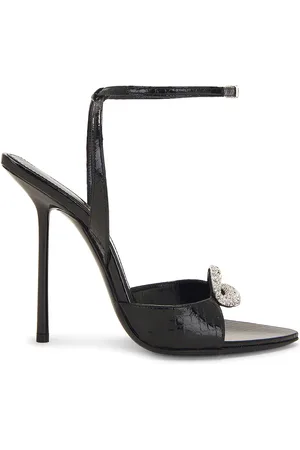 Saint Laurent Nuit Evening Sandals in Black