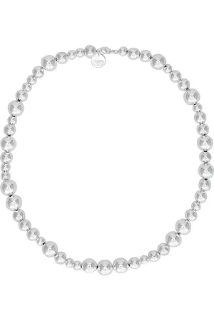 LIÉ STUDIO The Elly Necklace in Metallic Silver
