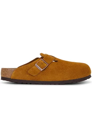 Birkenstock Boston Soft Footbed in Brown