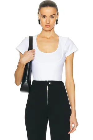 Alaïa T-shirt Bodysuit in White