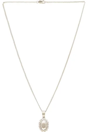 Martine Ali 925 Henri Stone Necklace in Metallic