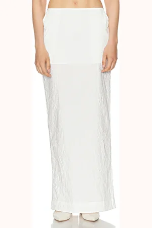 Helsa Crinkle Maxi Skirt in