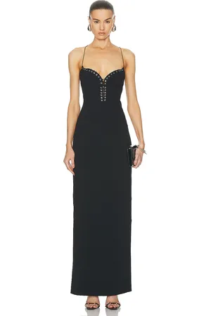 Ludovic De Saint Sernin Cleavage Long Dress in