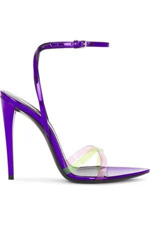 Saint Laurent Fever Sandal in Purple