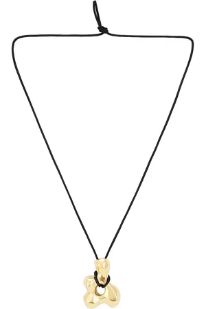 Agmes Bodmer Pendant Necklace in Gold Vermeil in Metallic Gold