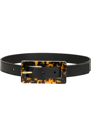 Saint Laurent Leather Belt in Brown