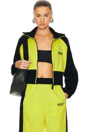 Moncler X Adidas Zip Up Cardigan in Yellow