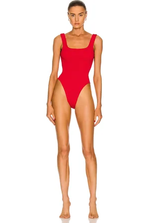 Hunza G Square Neck Swimsuit in