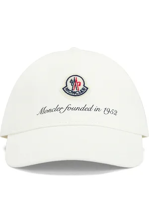 Moncler Baseball Cap in White