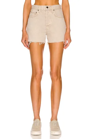 GRLFRND Jules Super High Rise Vintage Short in Beige