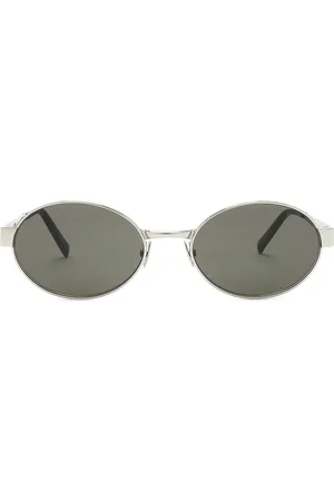 Saint Laurent SL 692 Sunglasses in Metallic Silver