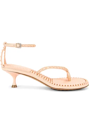 Bottega Veneta Dot Ankle Strap Sandals in Neutral