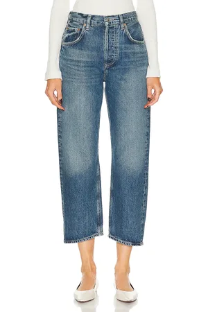 Citizens of Humanity Dahlia Bow Leg Baby Roll in Denim-Light