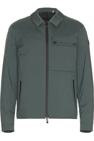 Moncler Tortisse Shirt Jacket in Green