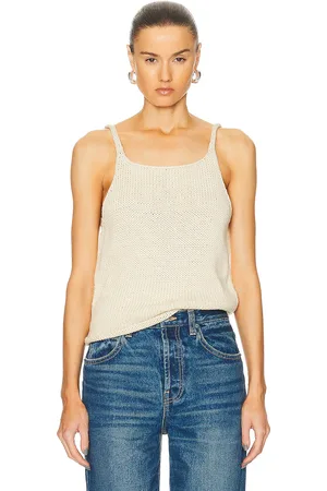 THE ELDER STATESMAN Strappy Tank Top in